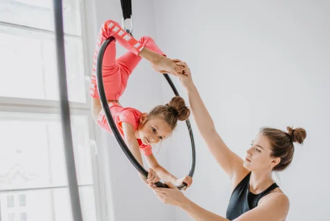 Akrobatyka dziecięca Aerial Hoop
