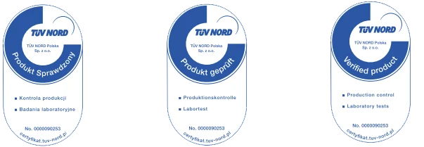 Certyfikat TUV NORD 0000090253